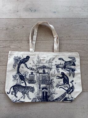 NWOT Sezane Canvas Tote Bag